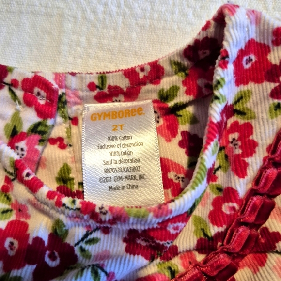 Gymboree girls size 2T Cozy Owl light weight corduroy shirt, 1 spot - Picture 3 of 6